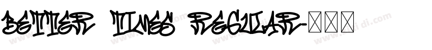 Better Times Regular字体转换